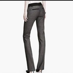 EXPRESS COLUMNIST Gray & Black Women's Trousers Dress Pants